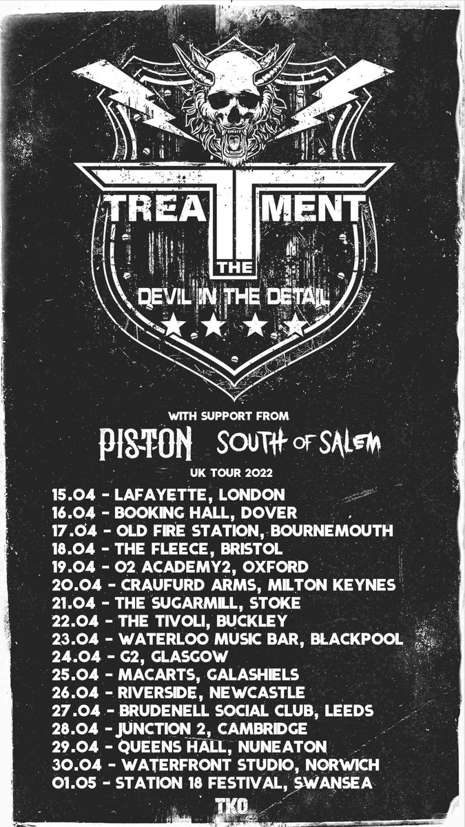 MTMNAE (@mtmnae) on Twitter photo We are proud to be involved in 2 fantastic tours next year from <a href="/TKObooking/">The Kirby Organization</a>
More info & tickets - facebook.com/12008003604725…
<a href="/Hangar18MV/">Hangar 18 Music Venue / Nightclub</a> <a href="/Ticket247uk/">Ticket247</a> <a href="/MTShows/">MT Events</a> @Station18Fest <a href="/ScarletRebels/">Scarlet Rebels</a> <a href="/TheTreatmentUK/">The Treatment</a> <a href="/PistonMusic/">PISTON</a> <a href="/SouthOfSalem1/">South Of Salem</a> We are proud to be involved in 2 fantastic tours next year from <a href="/TKObooking/">The Kirby Organization</a>
More info & tickets - facebook.com/12008003604725…
<a href="/Hangar18MV/">Hangar 18 Music Venue / Nightclub</a> <a href="/Ticket247uk/">Ticket247</a> <a href="/MTShows/">MT Events</a> @Station18Fest <a href="/ScarletRebels/">Scarlet Rebels</a> <a href="/TheTreatmentUK/">The Treatment</a> <a href="/PistonMusic/">PISTON</a> <a href="/SouthOfSalem1/">South Of Salem</a>