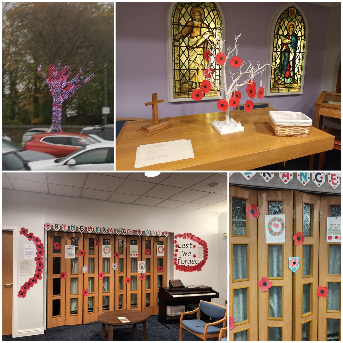 <a href="/WWLNHS/">WWL NHS</a> @ArmedWwl <a href="/hadley_lesley/">Lesley</a> <a href="/RabinaTindale/">Rabina Tindale</a> <a href="/becklyon/">Rebecca Lyon</a> Great displays across the Trust in recognition of our Armed Forces Remembrance week events
 #thewwlfamily #peopleattheheartofallwedo 
#LestWeForget #RemembranceDay