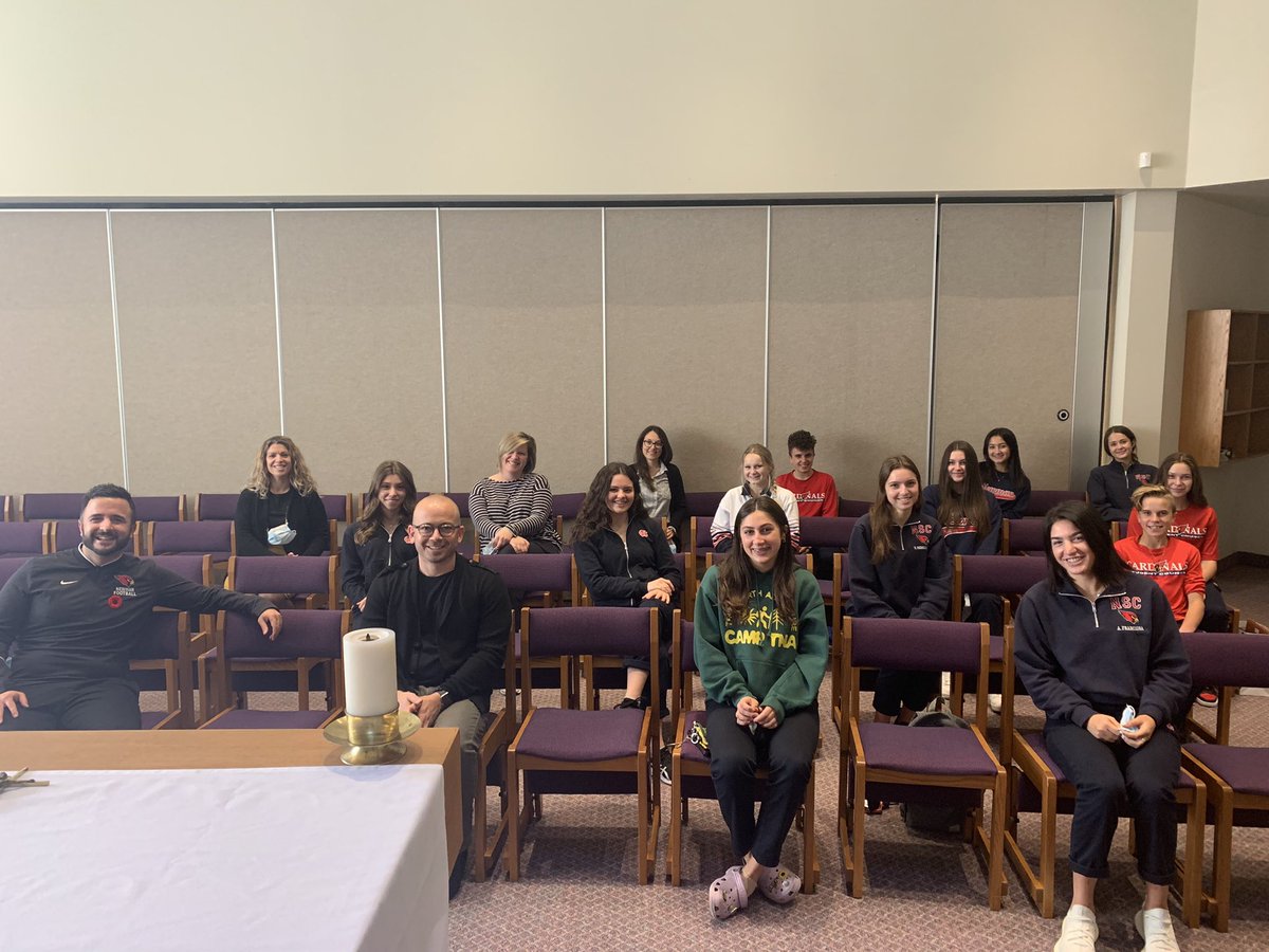 a_falconio's tweet photo. 6 and 1/2 years ago I was blessed to be given the opportunity to join the Newman community. Words alone aren’t enough to express my gratitude for the students and staff in this building. Newman will always have a piece of my heart. ❤️ @cnewmannews  @_CNSC https://t.co/FUHTJs3FmS