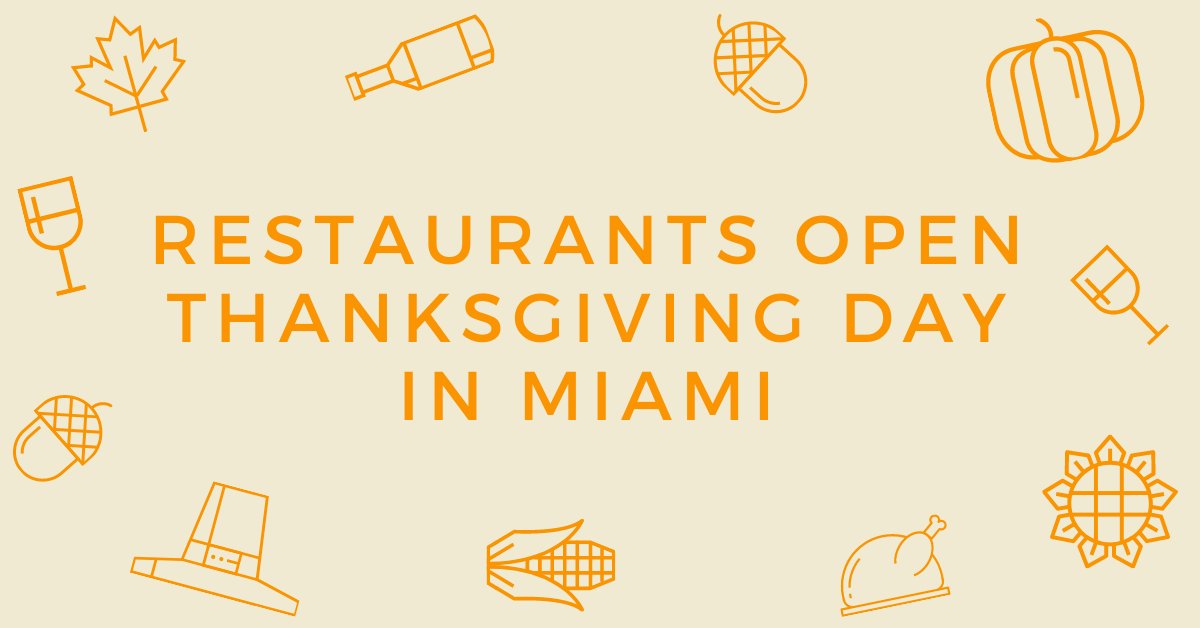 305area's tweet photo. Don’t feel like cooking for Thanksgiving? Want to get out of the house for the holiday? We have the answer for you! Check out the link below to see which restaurants in Miami are open Thanksgiving Day! 🦃 🍽

https://t.co/EGIzkPnJrX

#thanksgiving #305area #thingstodoinmiami https://t.co/aFf80U3NNg
