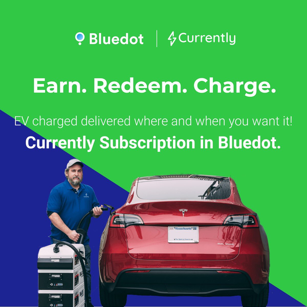 thebluedot_co's tweet photo. “Save money, Save Time with @currently_ev + Bluedot App!”🤩

Currently delivers your EV charging anytime &amp; anywhere! Bluedot Drivers don’t have to wait in line at an EV Charging station. 🔋🚗

#EVowners #CurrentlyCharging #Bluedot #SparkCharge #ElectricVehicles #chargingstation https://t.co/AeO75sAmqP