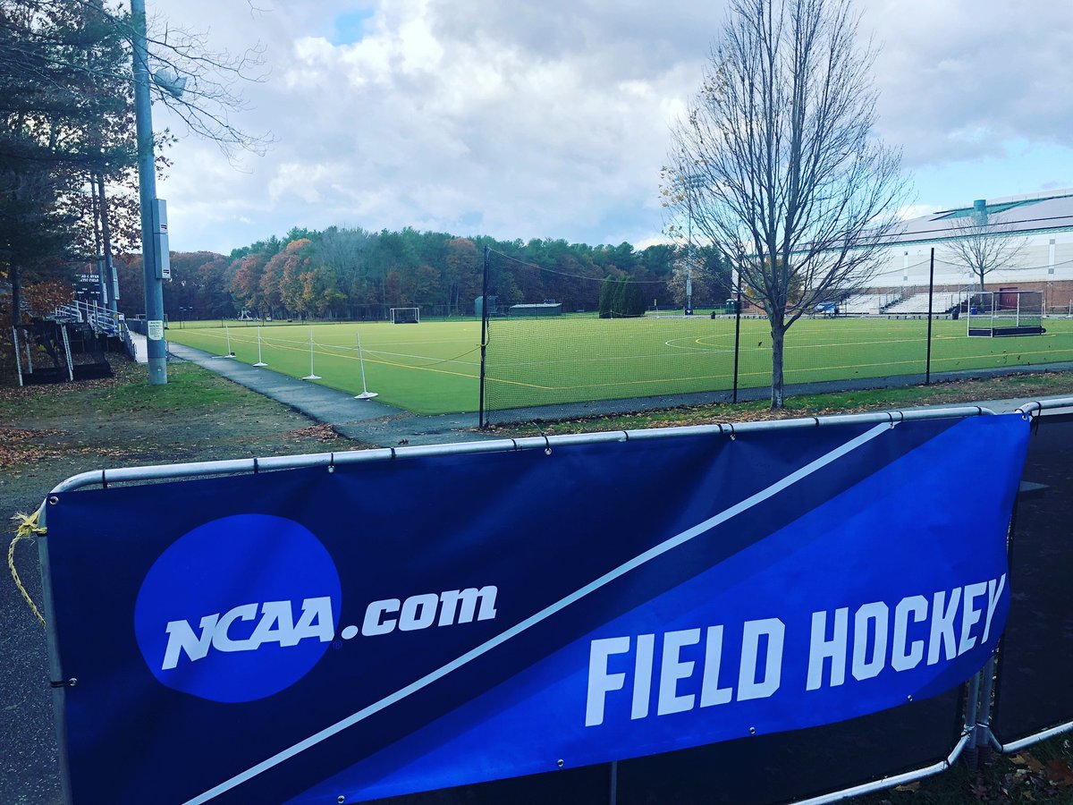 Bowdoin Athletics (@goubears) on Twitter photo Ryan Field is all dressed up and ready for play! The <a href="/BowdoinFH/">Bowdoin Field Hockey</a> team will host Eastern Conn in an <a href="/NCAADIII/">NCAA Division III</a> Tournament game at 6pm this evening.
Follow the game live at GoUBears.com and on <a href="/nsnsports/">Northeast Sports Network</a> #GoUBears #d3fh #mesports <a href="/BowdoinCollege/">Bowdoin College</a> Ryan Field is all dressed up and ready for play! The <a href="/BowdoinFH/">Bowdoin Field Hockey</a> team will host Eastern Conn in an <a href="/NCAADIII/">NCAA Division III</a> Tournament game at 6pm this evening.
Follow the game live at GoUBears.com and on <a href="/nsnsports/">Northeast Sports Network</a> #GoUBears #d3fh #mesports <a href="/BowdoinCollege/">Bowdoin College</a>