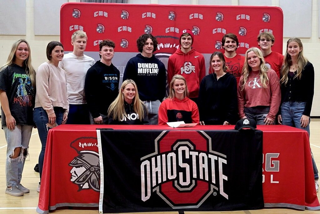 CHS_Athletics1's tweet photo. A shout out to the Red Army for showing up to congratulate and support their classmates. @theeredarmy https://t.co/EVBylVLCVd