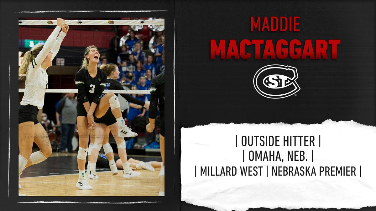 Let's give a big, Minnesota welcome to Maddie MacTaggart, an outside hitter from Omaha, Nebraska!

#unleashSCSU #NSICVB #SCSUHuskies