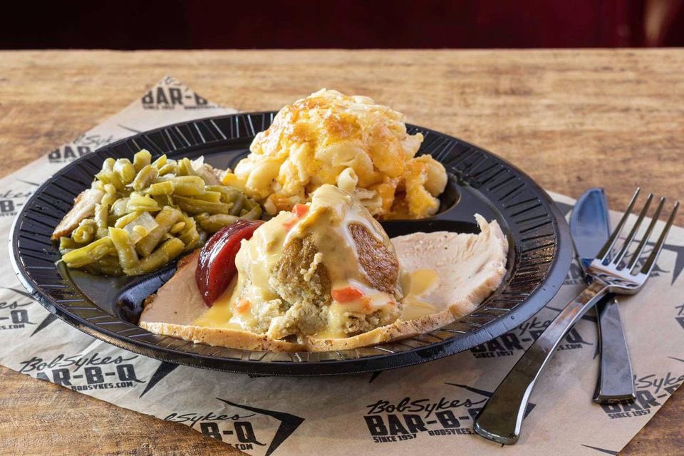 SykesBBQ's tweet photo. Bob Sykes Smoked Turkey and Dressing Meals To Go! Includes smoked or fried turkey breast, homemade cornbread dressing, turkey giblet gravy, and cranberry sauce. Order early by calling 205-426-1400. 🦃🔥😋https://t.co/7Qn82kJU5g

#turkeyanddressing #smokedturkey #bobsykesbbq https://t.co/rG3eM5enLh