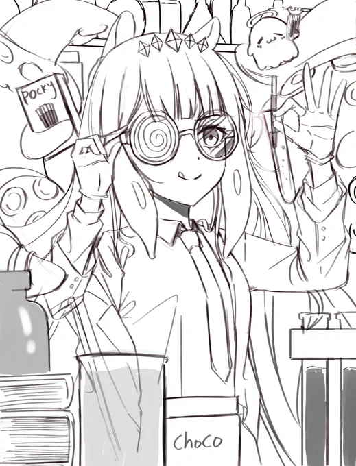 Pocky day!
wip
#inART 