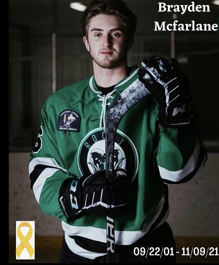 CGenerals's tweet photo. The Cochrane Generals send there deepest condolences to Brayden’s Family and the @Rocky_Rams organization. 💔 https://t.co/4cz3HDRYaG