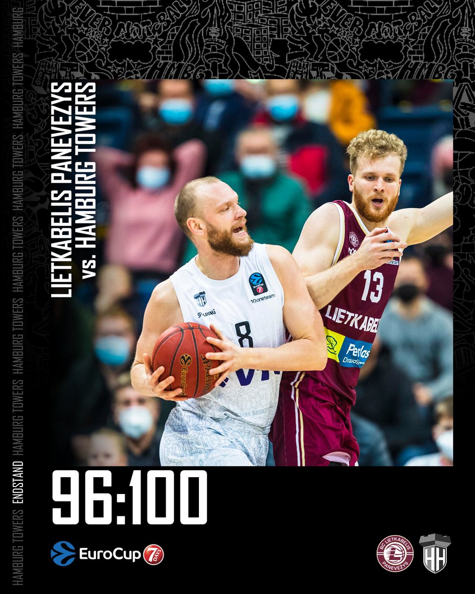 hamburgtowers's tweet photo. #Towers_Live: Inklusive Zitterpartie in diesen letzten Sekunden. Da ist er, der erste internationale Towers-Sieg: 96:100. #TowersHistory 😍🏀
#TopTowers der Partei sind ein souveräner Lukas Meisner (20Pkt.) &amp; @Jaybe3_ (18Pkt.) #HamburgTowers #RoadtoGreatness https://t.co/2MwcM3rr2E