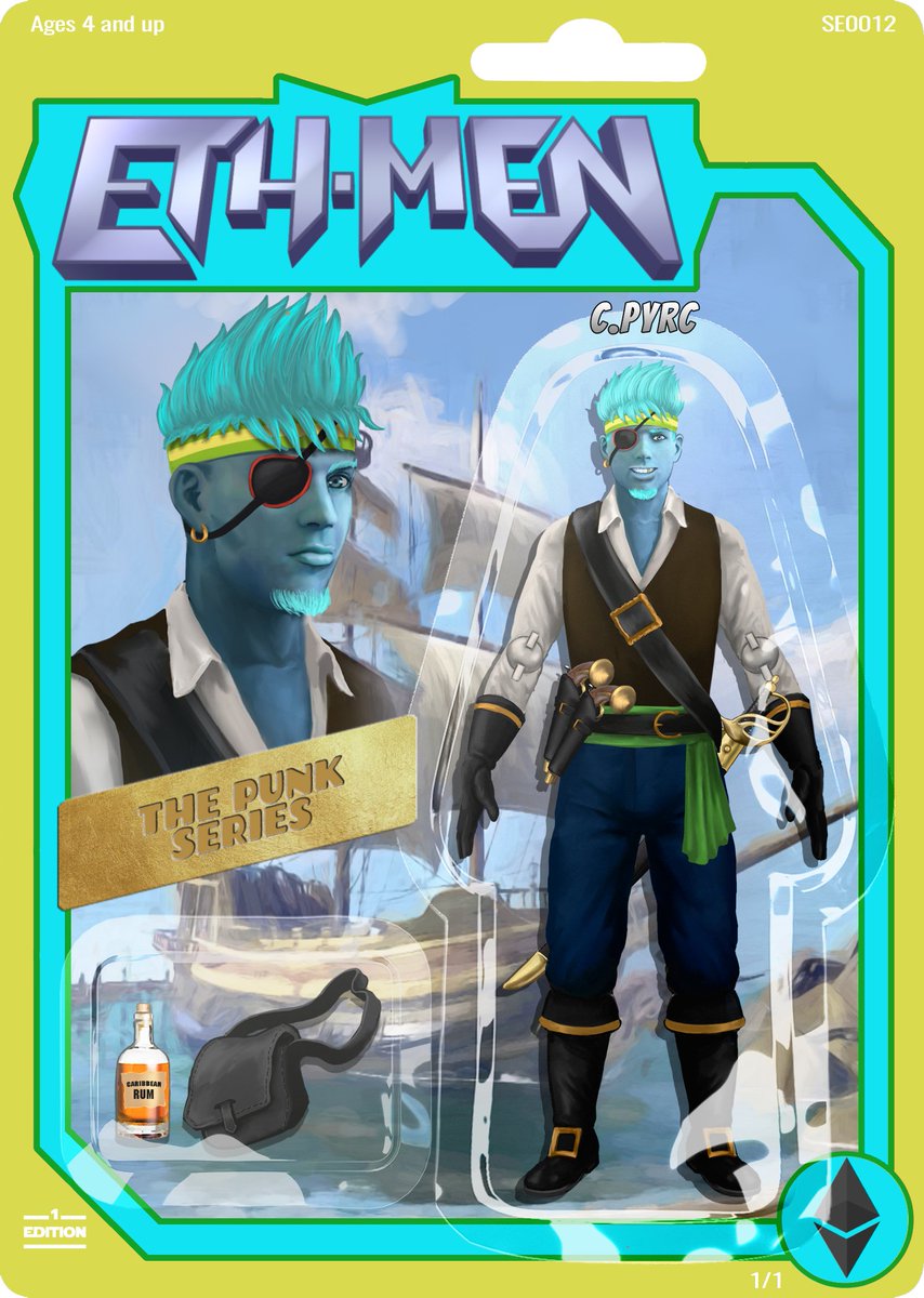 ETHMENOFFICIAL's tweet image. Check your wallets because the set bonuses for PUNK Series @PyrcC &amp;amp; @citizen2890 as well as @Beervangeer figures have been sent! 👽🛸
