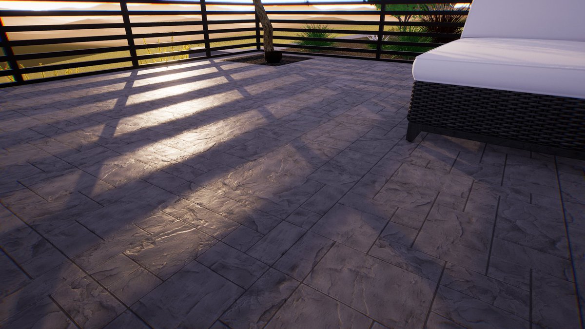 StructStudios's tweet photo. New High Detail stamped concrete materials. Easy way to sell this option π
#vip3D https://t.co/ZJqpMLdOXm