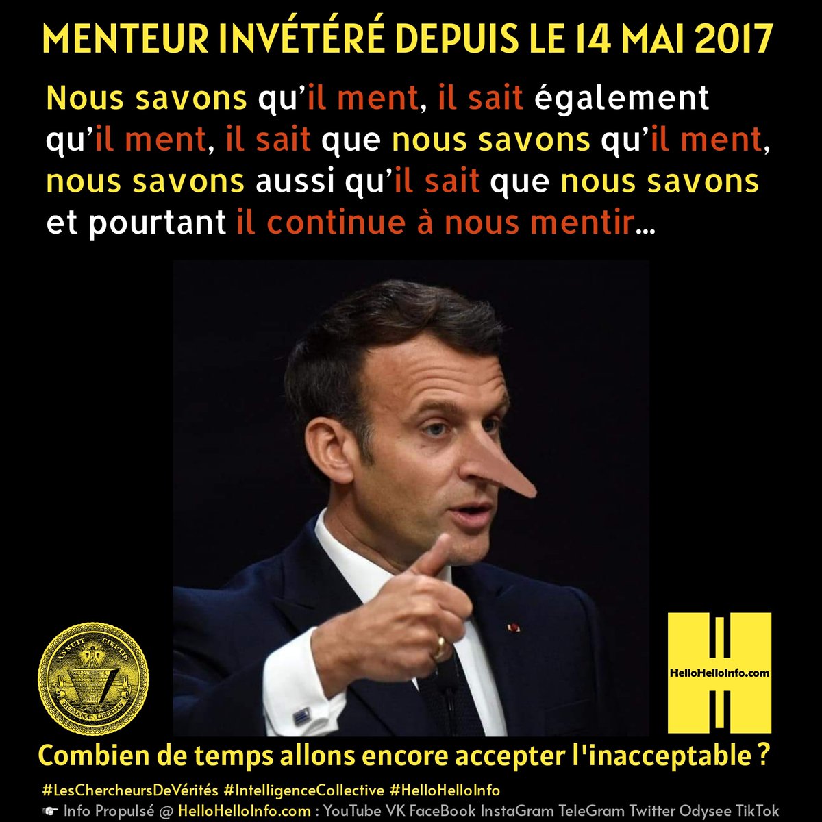 HelloHelloInfo's tweet photo. ☞ #HelloHelloInfo #HelloHelloFrance #Éveil #InfoDuPeuple #LanceurdAlerte #Solidarité #GlobalDebout #ConvergenceDesLuttes #OnVautMieuxQueCa #GiletsJaunes #IntelligenceCollective
➡️ TeleGram
https://t.co/Rg5XNr81Z8
➡️ PAGE V K
https://t.co/6ThZO3eXCJ
A PARTAGER MASSIVEMENT ✊ https://t.co/19KtNDuc2s