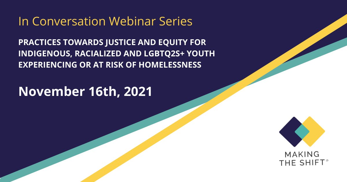 Homeless Hub (@homelesshub) on Twitter photo UPCOMING WEBINAR: Join #YouthHomelessness experts <a href="/KimKakakaway/">Kim Kakakaway</a>, <a href="/cdgrant08/">Clovis Grant</a> and <a href="/IAlexAbramovich/">Alex Abramovich</a> in a rich discussion on how to produce positive, inclusionary outcomes for youth at risk of or who experience #homelessness.
REGISTER: bit.ly/3CJZcGM
#MtSinConvo UPCOMING WEBINAR: Join #YouthHomelessness experts <a href="/KimKakakaway/">Kim Kakakaway</a>, <a href="/cdgrant08/">Clovis Grant</a> and <a href="/IAlexAbramovich/">Alex Abramovich</a> in a rich discussion on how to produce positive, inclusionary outcomes for youth at risk of or who experience #homelessness.
REGISTER: bit.ly/3CJZcGM
#MtSinConvo