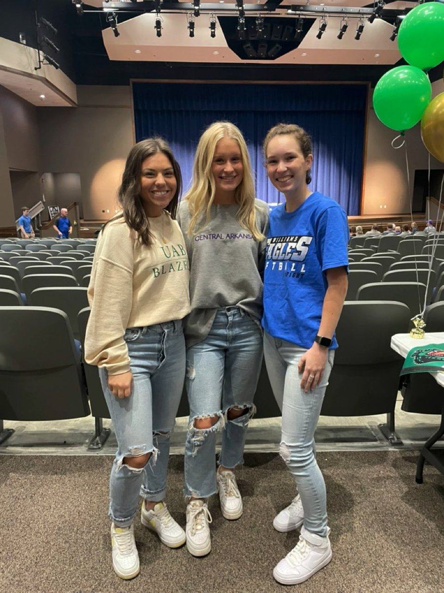 Congratulations to these Lady Panthers for their signing day! McKayla Betts signed with UAB for softball, Emma Rehm signed with UCA for soccer, and Victoria Corker signed with Williams Baptist for softball! So proud of y’all! #brierbasketball