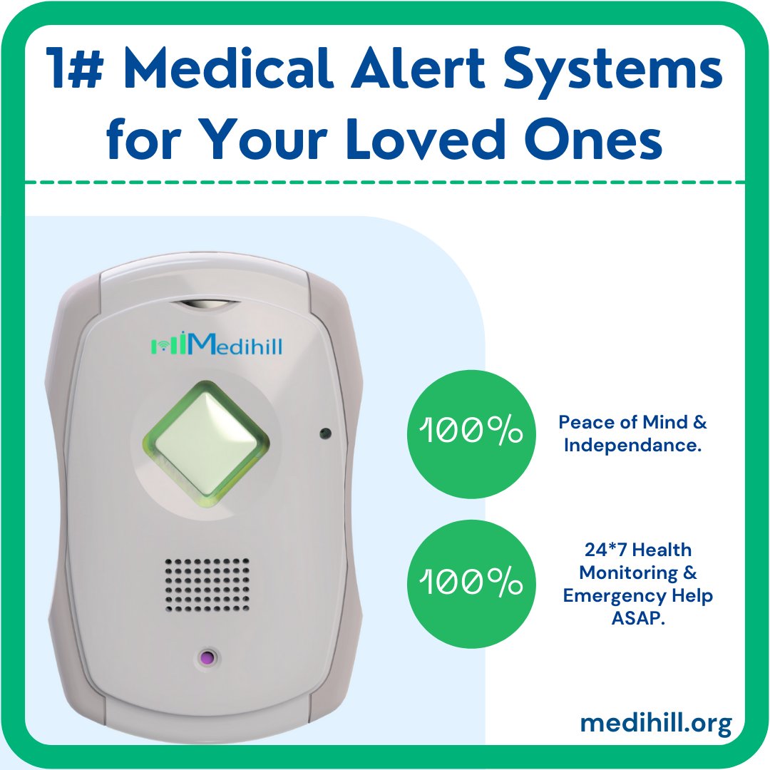 Medihill's tweet image. Buy 1# Medical Alert Systems for Your Loved Ones.
Call Now:- 866.633.4445
Order Now:- zcu.io/MHv0

#medihill #medicalalert #fallalert #sale #seniors #usa #medicalalertsystems