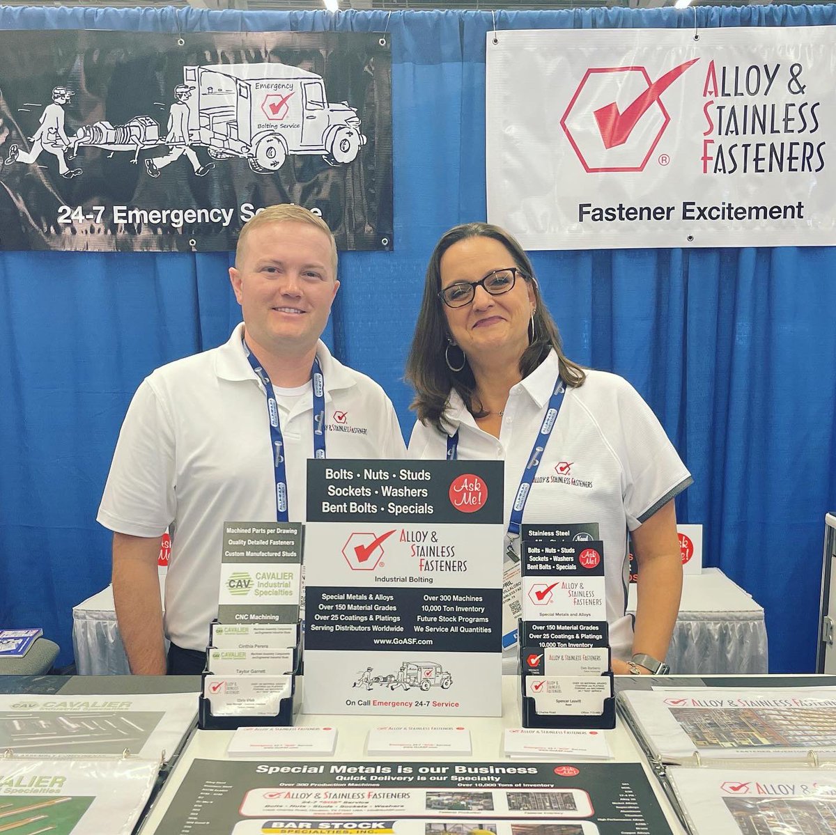 SouthWfastAssoc's tweet photo. Our AWESOME members representing at the #FastenerFairUSA #twooffour https://t.co/SkMxmy7zkE