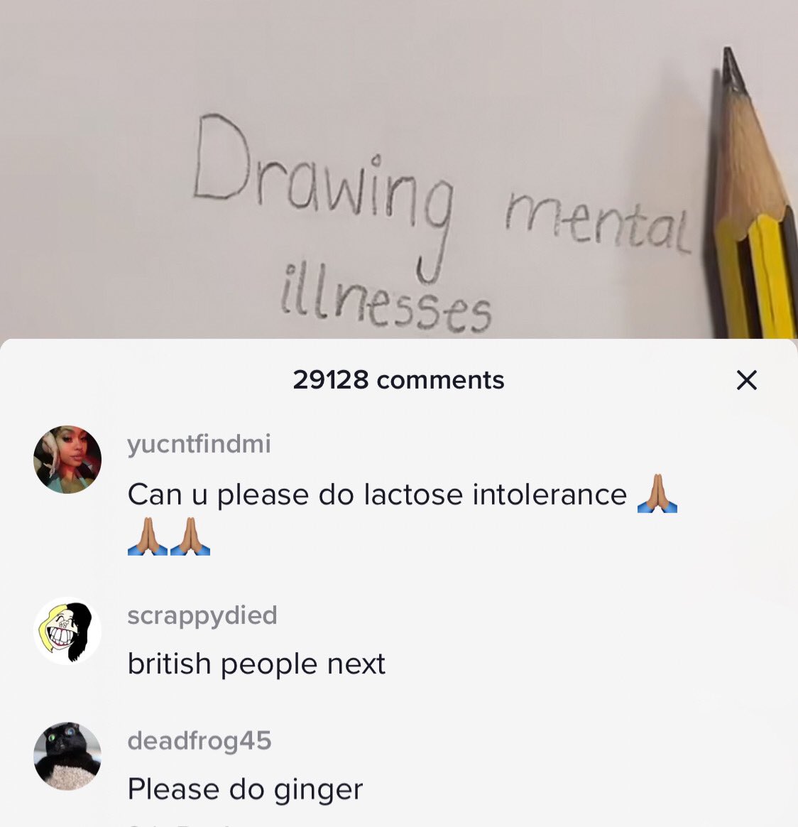 tiktok comments (@commentsooc) on Twitter photo 