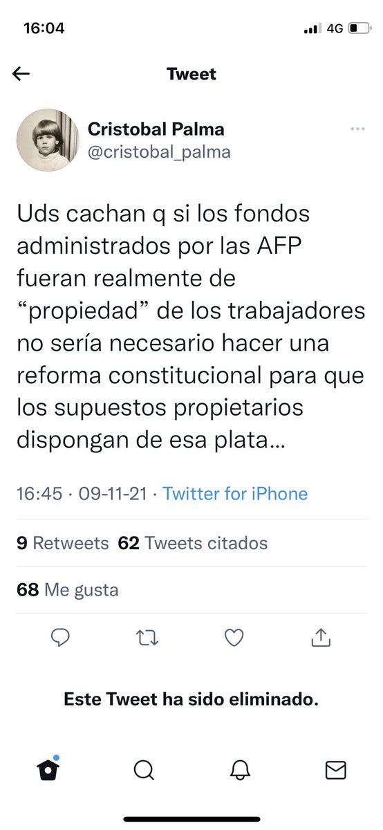 Guille70190889's tweet photo. Colegios se supera día a día, pero hoy además se agregó el borrar twitt aweonados https://t.co/Q58g8zJ530