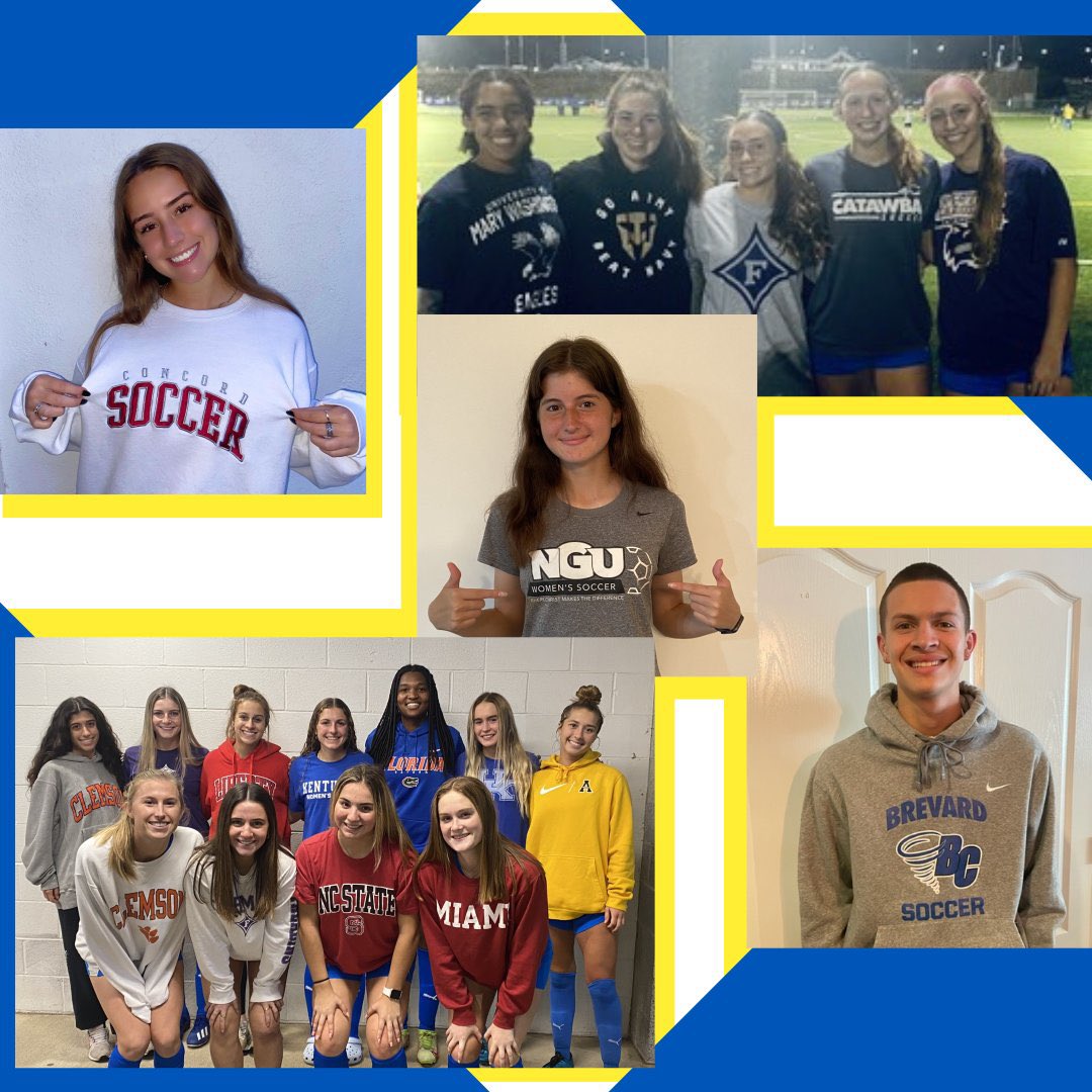 CSA_Soccer's tweet photo. 𝓢𝓲𝓰𝓷𝓲𝓷𝓰 𝓓𝓪𝔂 🖊Congratulations to these CSA c/o 2022 players who have committed to continue their academic and soccer careers at the next level!
#signingday #studentathletes #csaproud #classof2022 #charlottesocceracademy https://t.co/t1IXE4UIAt
