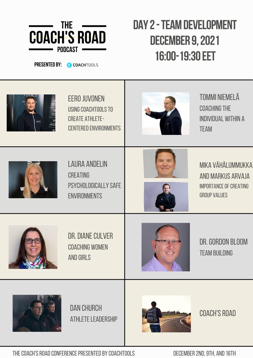 thecoachsroad's tweet photo. LINE UP ANNOUNCEMENT!
Check out all the awesome guests speaking at the upcoming Coach's Road Conference presented by @CoachTools_!
Day 1 is just over 3 weeks away!
REGISTER NOW: https://t.co/zDqlSs7r0P https://t.co/l3XeMNQeVb