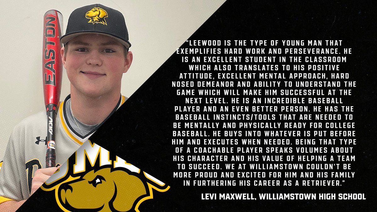 umbcbaseball's tweet photo. NLI Signing Period Update: UMBC Baseball welcomes Leewood Molessa, a 1B/RHP from Pullman, WV. Leewood ranks #1 at his position in the state of West Virginia. We are excited to welcome Leewood to our family. #FutureDawgs https://t.co/xQAtd0bohH