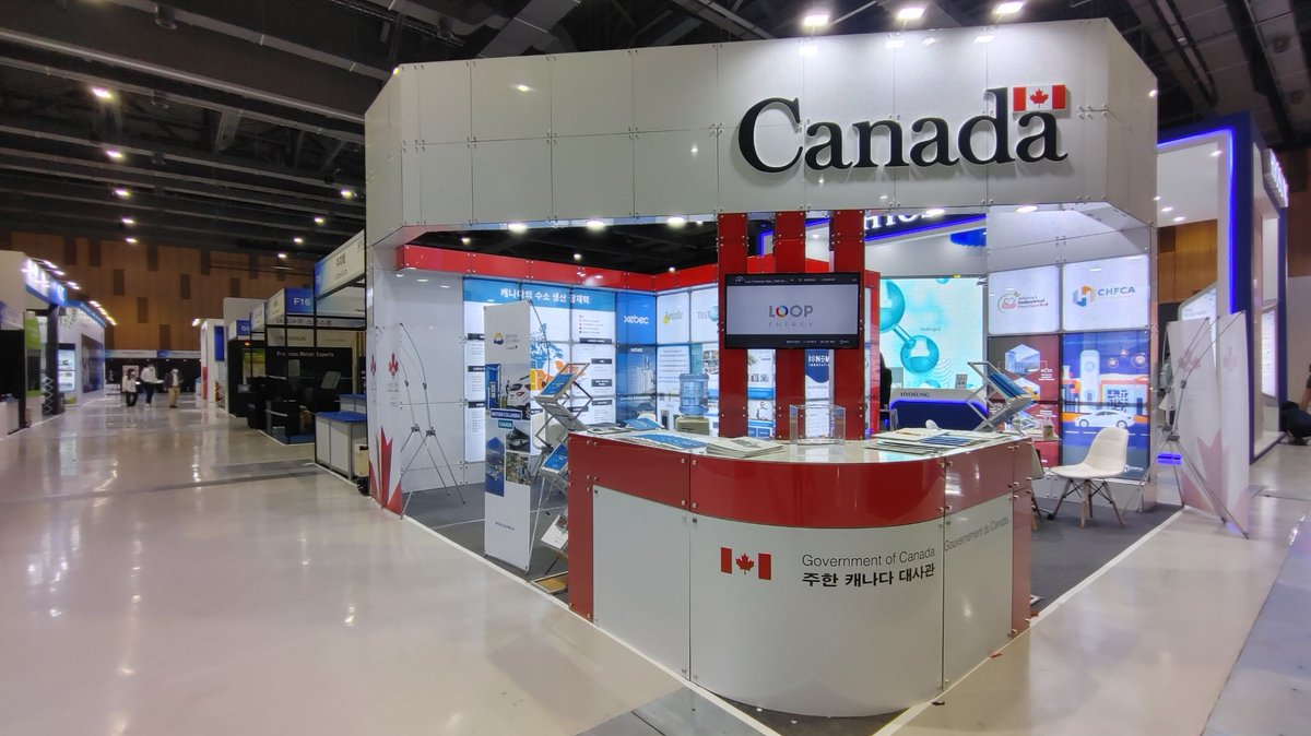 PoweringNow's tweet photo. We're underway at H2WORLD 2021 in Ulsan, South #Korea! Visit the #Canada Pavilion this week to learn more about the #CHFCA and our members @Ionomr , @LoopEnergyInc, @NextHydrogen, TesTneT Engineering GmbH, & @XebecInc - https://t.co/KJV0EtMTAy
#Hydrogen #FuelCells https://t.co/EAWXWWjCT7