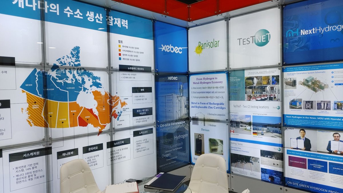 PoweringNow's tweet photo. We're underway at H2WORLD 2021 in Ulsan, South #Korea! Visit the #Canada Pavilion this week to learn more about the #CHFCA and our members @Ionomr , @LoopEnergyInc, @NextHydrogen, TesTneT Engineering GmbH, & @XebecInc - https://t.co/KJV0EtMTAy
#Hydrogen #FuelCells https://t.co/EAWXWWjCT7