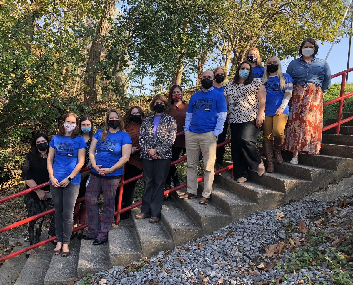 Monongalia County has a great team of School Psychologists! Collaborating for #SchoolPsychWeek!