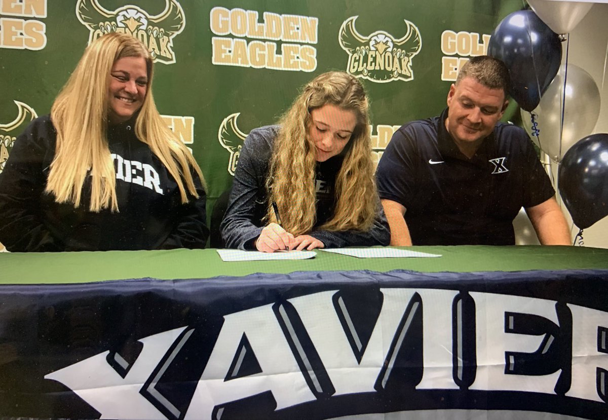 coach_garciaGO's tweet photo. Congratulations to Madison Reemsnyder signing her National Letter of Intent with Xavier University! Go Eagles! https://t.co/ukDTkF9bsH