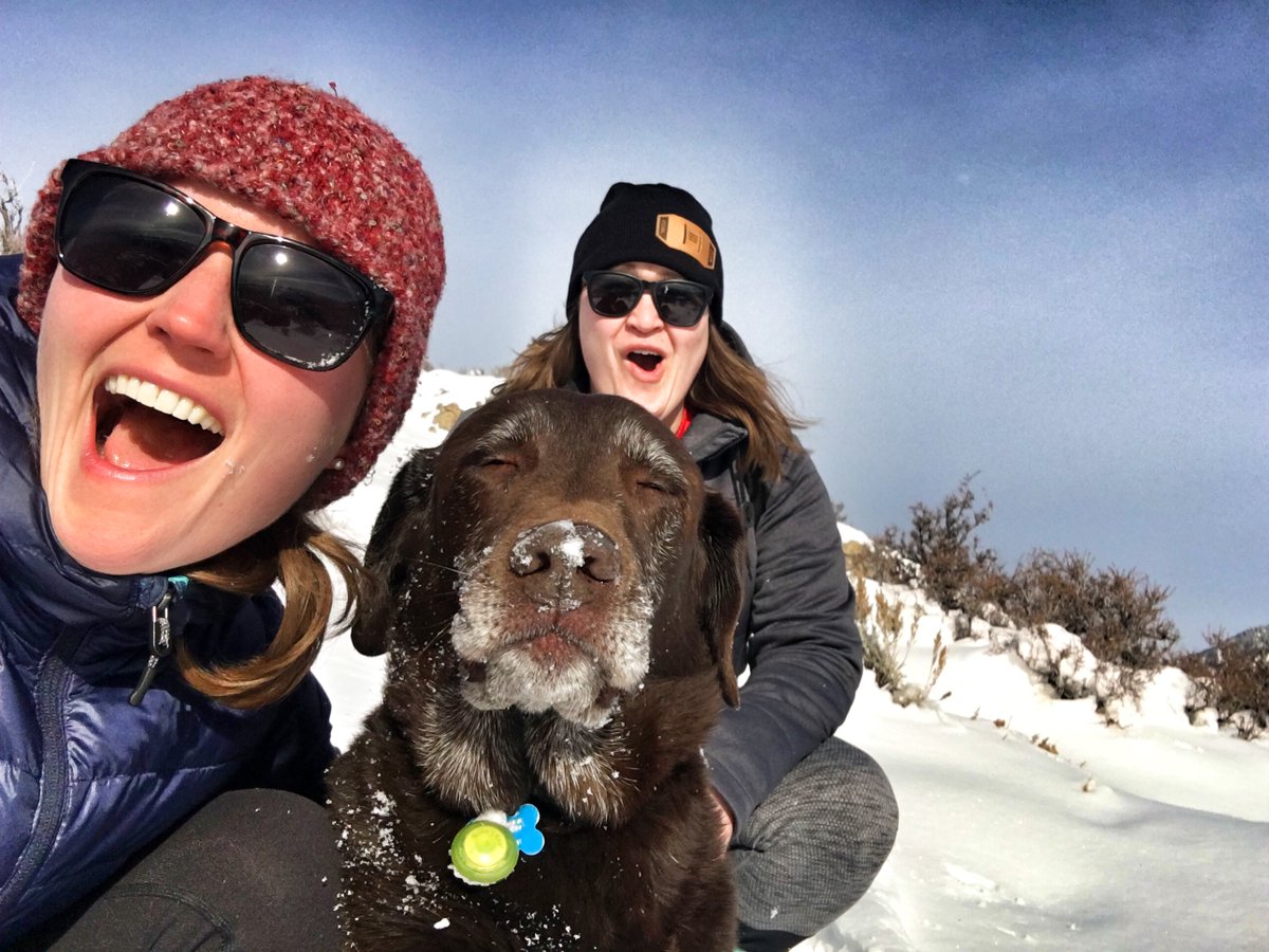 uuphm's tweet photo. (5/6)
Erin is an outdoor enthusiast. Her “happy place”?  @GlacierNPS @ZionNPS or any National Park.   
She enjoys kayaking, hiking (summer &amp; winter), snowshoeing, reading, and recently – baking.  
And while she isn’t a #DogMama yet, she is a proud #DogAuntie to Lloyd and Nala. https://t.co/tF9Kvw51Va