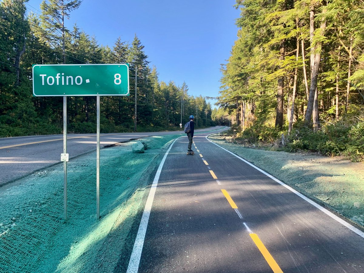 tourism_tofino's tweet photo. infc_eng: In #Tofino? Walk, ride, or pedal on the new Multi-Use Path extension – all the way to the Pacific Rim National Park Reserve! #BuildBackBetter https://t.co/TL3dU3M5Zr
