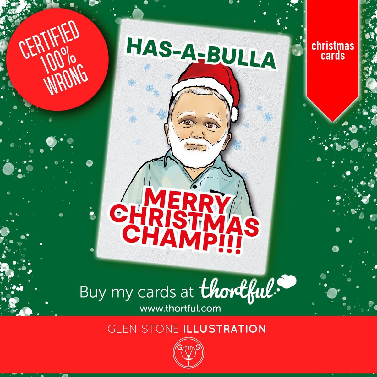 gstone78's tweet photo. …a #hasbulla and #monoploy #christmascarddesign soon to be on @thortful…
…more designs available now on my creator page too…
@gstone78
Glen Stone Illustration https://t.co/uu2wsZewOM