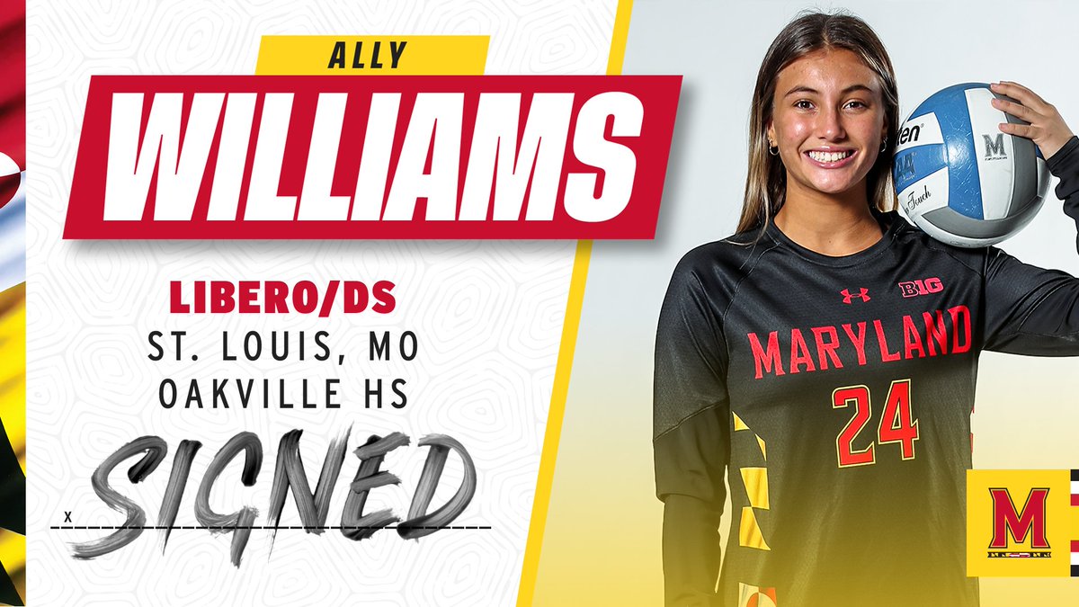 TerpsVolleyball's tweet photo. OFFICIAL ✒️📝
Incredible on the defensive end, Ally Williams brings her top-notch talent, beach volleyball skills, and great personality to College Park! Happy to welcome Ally to the family! https://t.co/zVKYjvpWW6