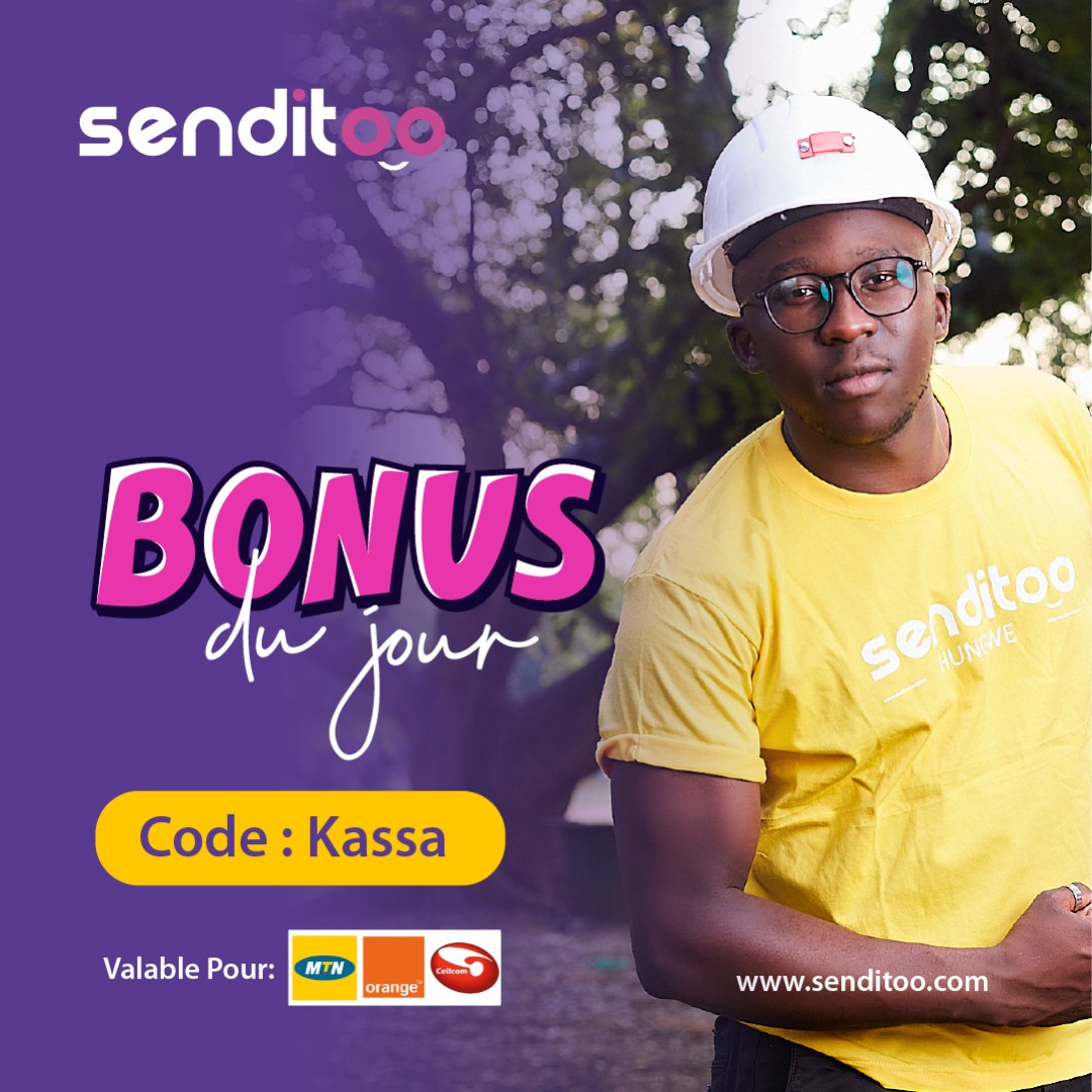 Senditoogn's tweet photo. La chance aide parfois, le travail toujours 😍.

Profitez du #bonusdujour : #KASSA
https://t.co/Ivk27mDHBV | faites sourire la famille.
#rechargetéléphoniques #transfert_d_argent_international #MTN #Orange #Cellcom #Senditoo https://t.co/I6orwg10U2
