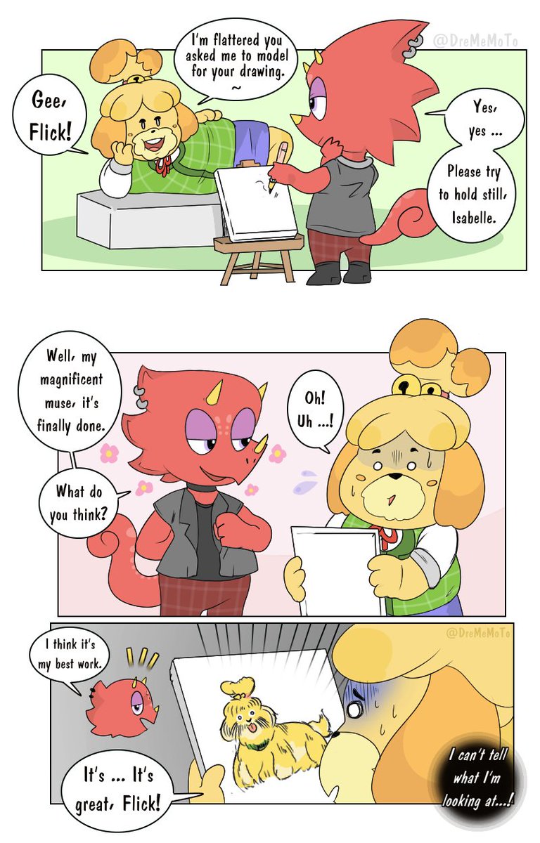 Silly #AnimalCrossing comics I've made over the last year or so. (Mostly featuring Isabelle.) 