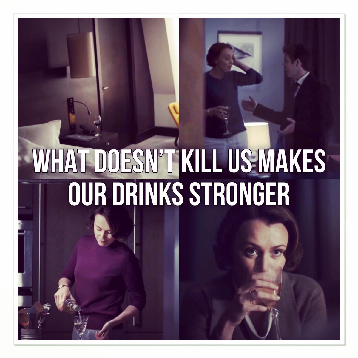 RenaldiClarisse's tweet photo. What doesn’t kill us makes our drinks stronger…🍷 #juliamontague #bodyguard #bodyguardnetflix #bodyguardseason2 #bodyguardbbc #keeleyhawes #richardmadden #davidbudd #lavenderbudd #lavender #lovestory #juliaisalive #sheisalive #juliaanddavid #davidandjulia https://t.co/yMtFfikadB