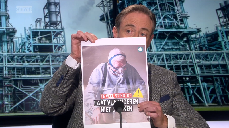 .<a href="/Bart_DeWever/">Bart De Wever</a> toont in #terzaketv meteen de Groene hypocrisie aan. In woorden. Maar eigenlijk is één beeld al voldoende 👇