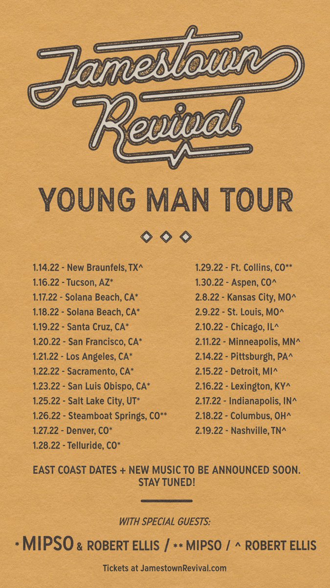 Jamestown Revival (JTRevival) Twitter