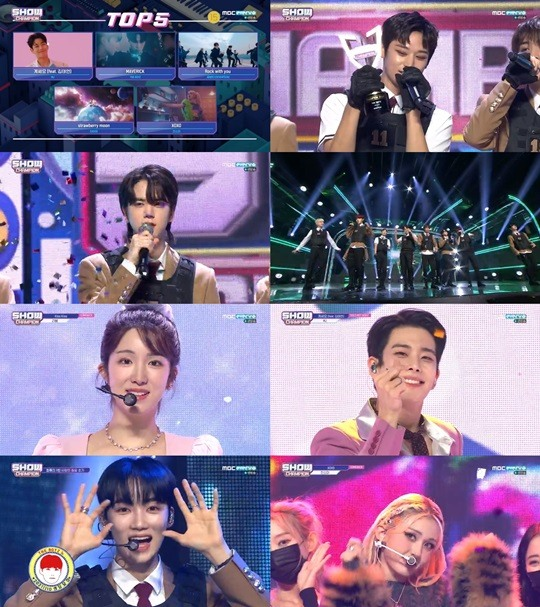 GimbapBlog2's tweet photo. Les #TheBoyz ont remporté une 2e victoire avec #Maverick lors de l'émission #ShowChampion.
#Maverick2ndWin https://t.co/mVFuAD38va