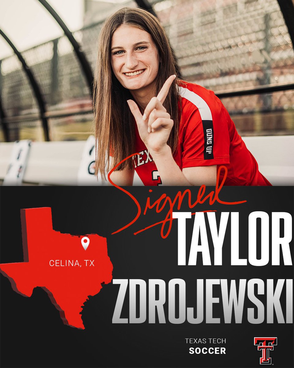 𝐒𝐢𝐠𝐧𝐞𝐝 🖊 

Welcome to the Red Raider family, Taylor‼️

#WreckEm