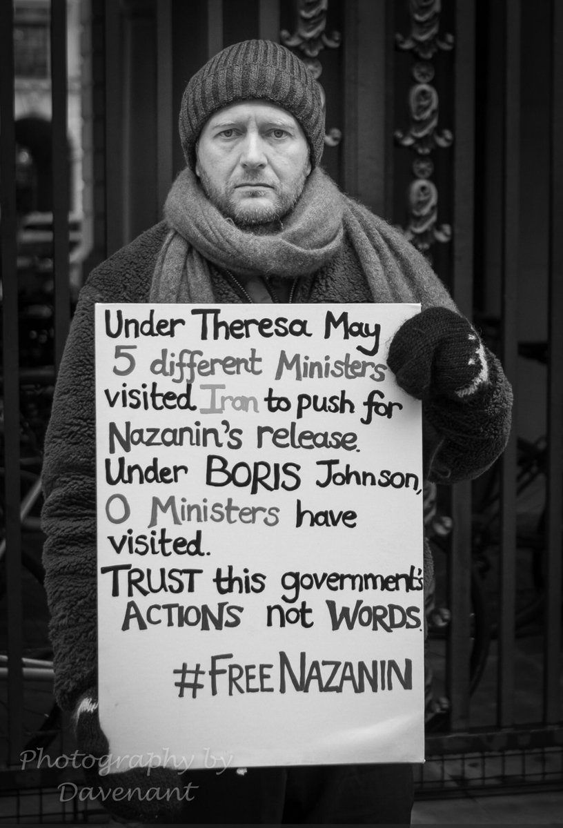 Dr Rachel Clarke (@doctor_oxford) on Twitter photo I defy anyone to look at @marcdavenant's extraordinary photo of Richard Ratcliffe outside the Foreign Office today - day 18 of his hunger strike - and not be filled with rage & sadness.
Where are you, @borisjohnson? How dare you fail to stop this?
<a href="/FreeNazanin/">Free Nazanin</a> #FreeNazanin I defy anyone to look at @marcdavenant's extraordinary photo of Richard Ratcliffe outside the Foreign Office today - day 18 of his hunger strike - and not be filled with rage & sadness.
Where are you, @borisjohnson? How dare you fail to stop this?
<a href="/FreeNazanin/">Free Nazanin</a> #FreeNazanin