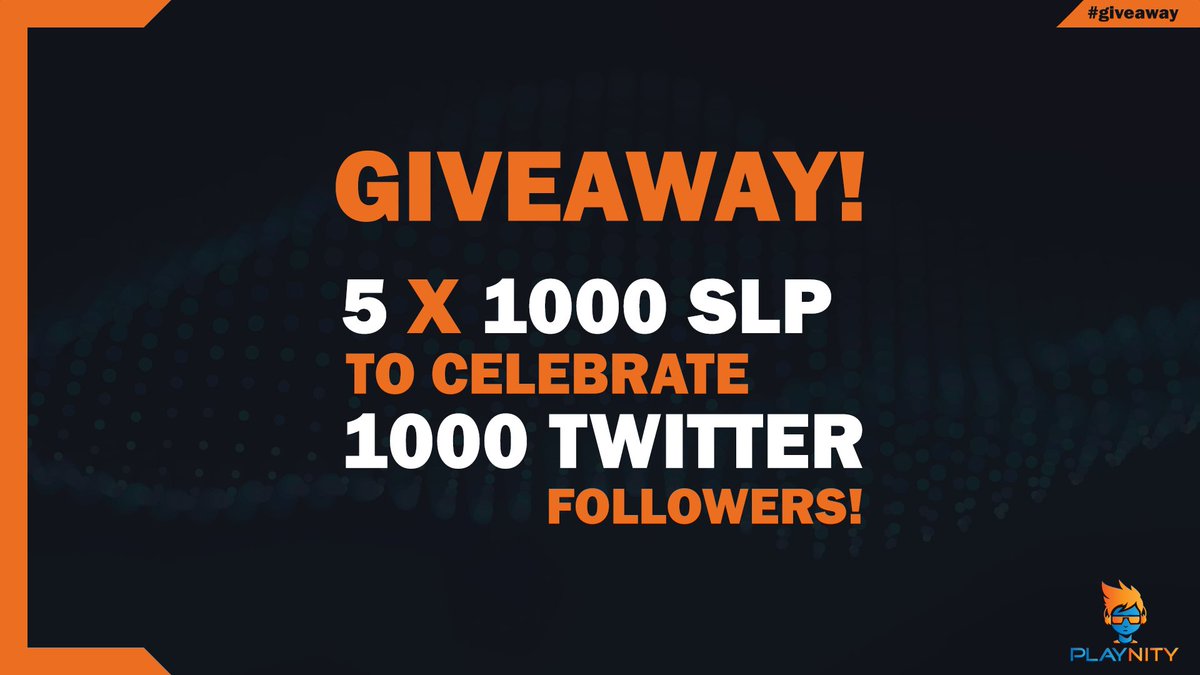 play_nity's tweet photo. To celebrate 1000 followers we are doing a #giveaway of 5 x 1000 #axieInfinity #SLP crypto🥳

To win:
👉Like, RT &amp; Follow
👉Tag 2 friends and leave your discord nick 
  including ID in the comments
👉Join our https://t.co/NtDXYbrYdK

Ends in 4 days!
#playnit https://t.co/Ycu6iQCB4R
