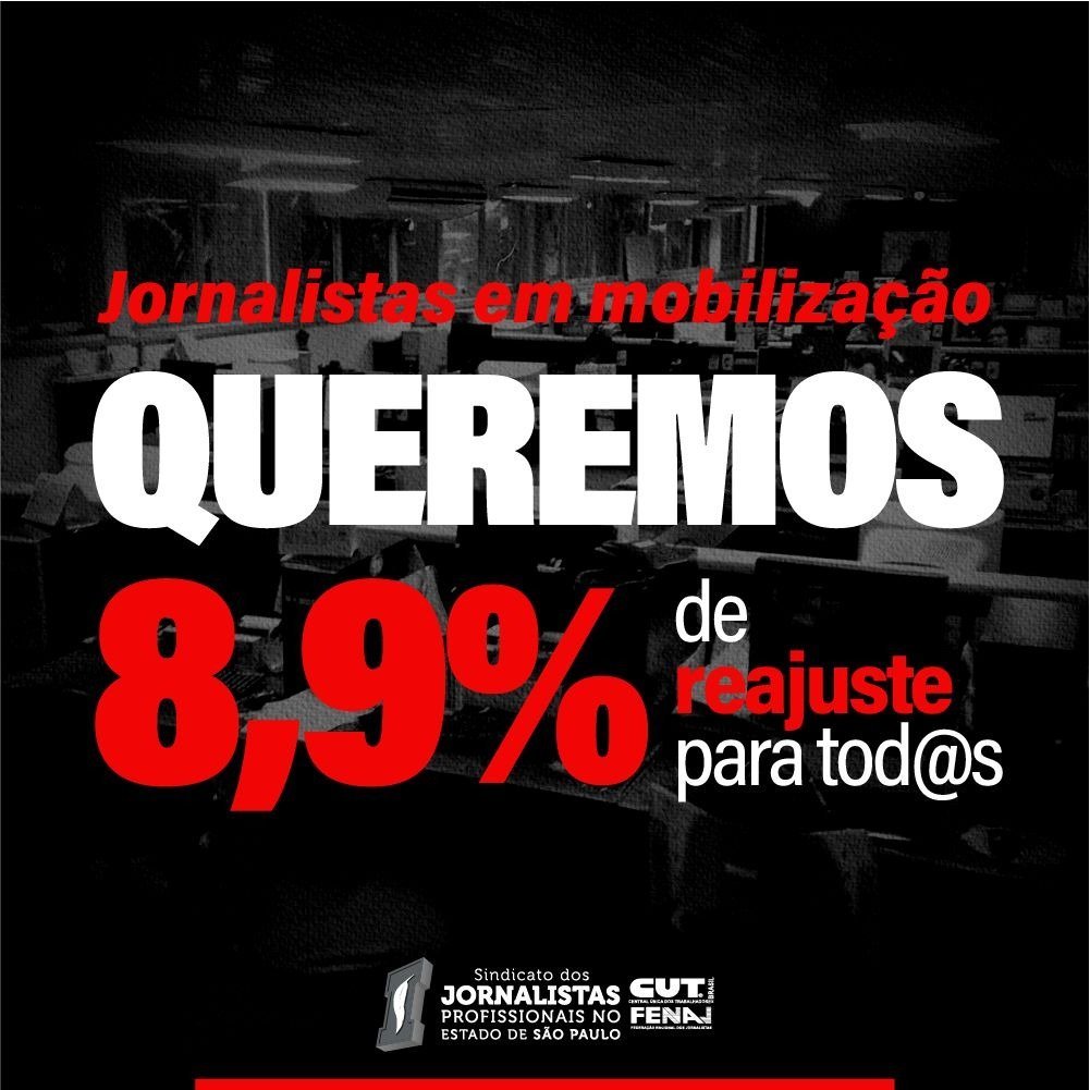 #jornalistasvãoparar