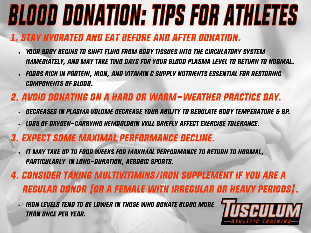 PioneerAT's tweet photo. Blood drive in the Pioneer Arena lobby today. Get there before 5pm. Athletes not in their competition season  (Sorry, Basketball and Women's Volleyball) may donate! Tips below! https://t.co/WuBjsMc0Rz