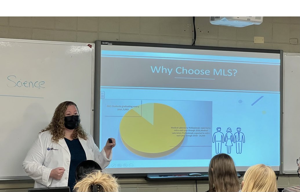 Had a great time talking with <a href="/northcentralcol/">North Central College</a> students about the hidden profession today! One of their questions -“How do we let more people know about #MedicalLaboratoryScience?” #ASCPCareerAmbassador #Lab4Life <a href="/ASCP_Chicago/">ASCP</a>