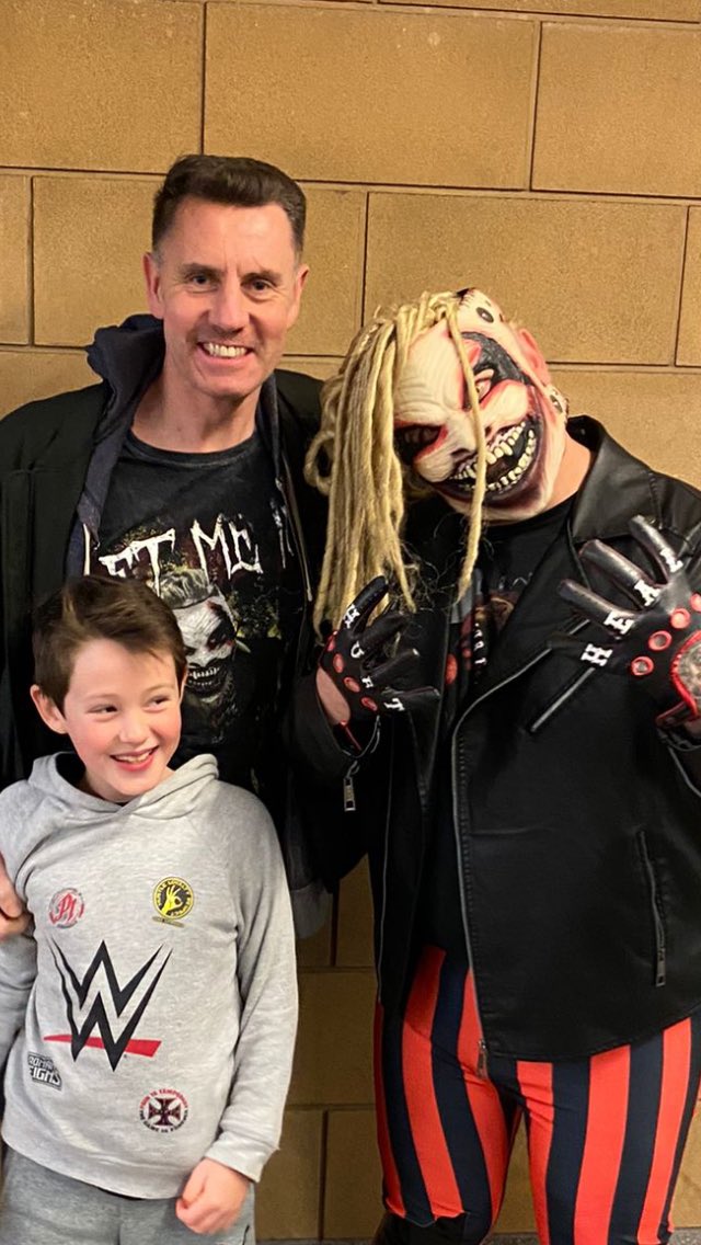 JamesRileyIFA's tweet photo. #WWEManchester I do get to see The Fiend. Bring on @BeckyLynchWWE #shestheman https://t.co/Bssb4qiF4r