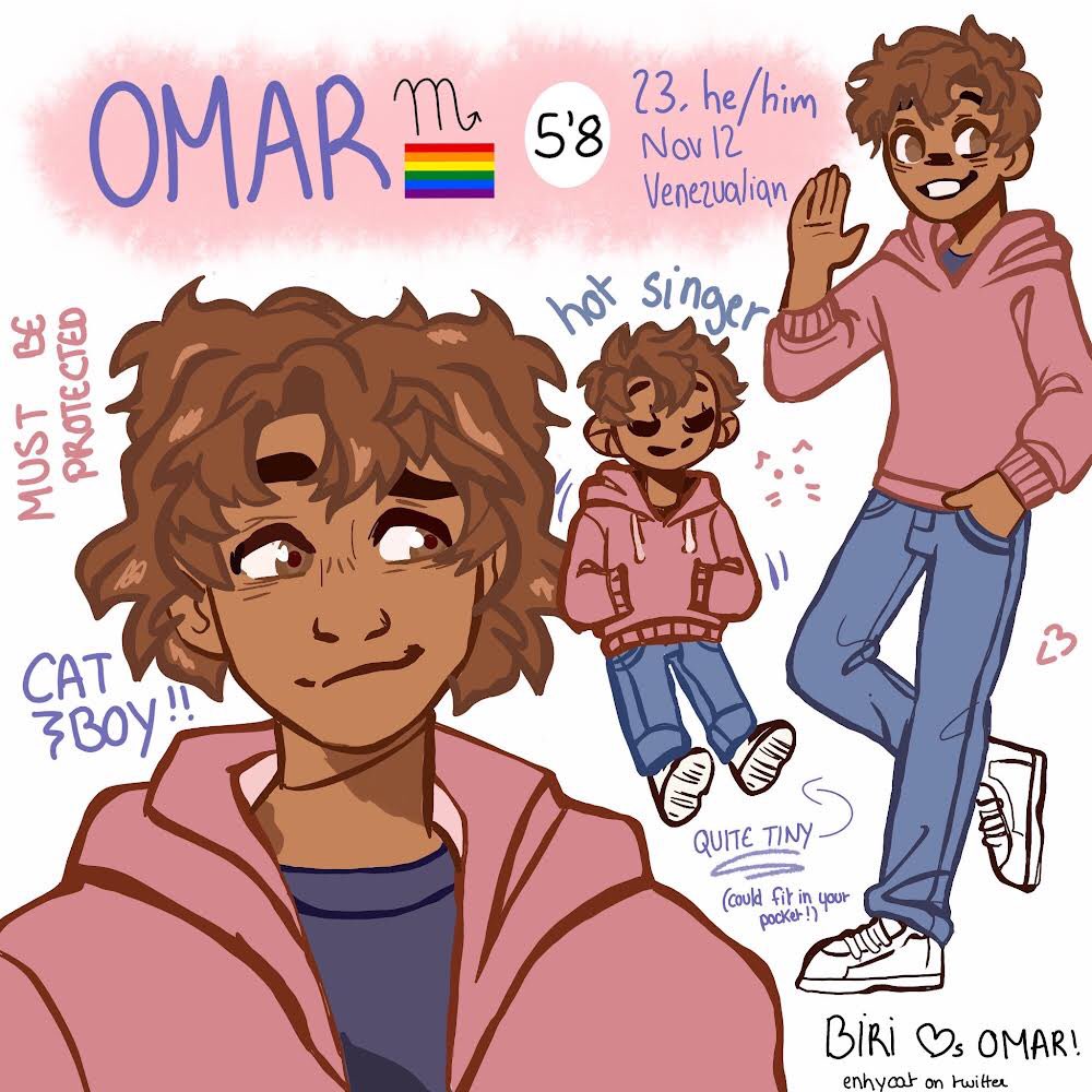 enhycat's tweet photo. since it is omar's birthday week... you should get to know him <3

to my one and only @OmarRudberg 🫂 
[check thread pls] https://t.co/c1iWnbYGmu