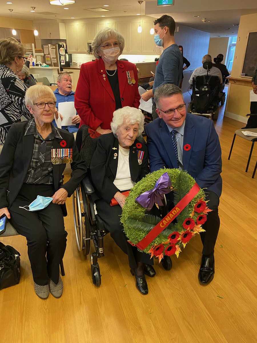 CornwallHeath's tweet photo. An Honour to speak and participate on behalf of the Government of Canada 🇨🇦 at the Prince Edward Home Remembrance Day Ceremony. Kudos to all the staff and family members for making this happen. #lestwegorget #wewillrememberthem https://t.co/c77SGwIURh