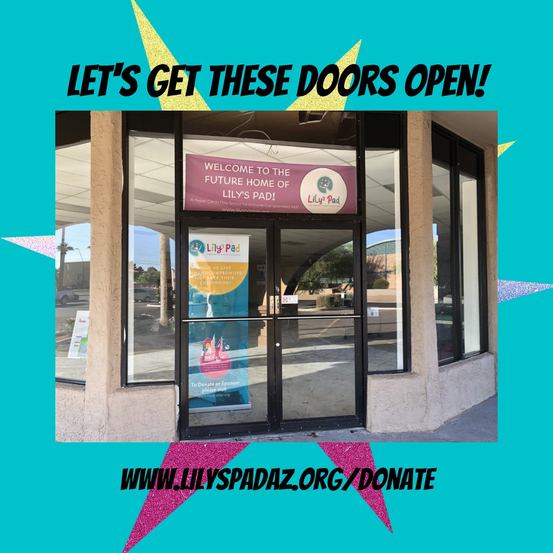 Guess what???  We have our permit and we are ready to start building!  Help us get these doors open!  lilyspadaz.org/donate