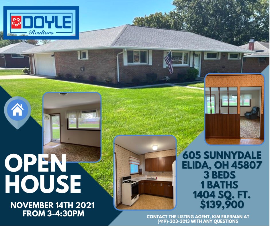 DoyleRealtors's tweet photo. Price reduced &amp; ready for some new homeowners!  Stop by and see how you can make this "Home for the Holidays! " Open Sunday 11/14/21  3pm-4:30pm. https://t.co/2QZiRB8yE8