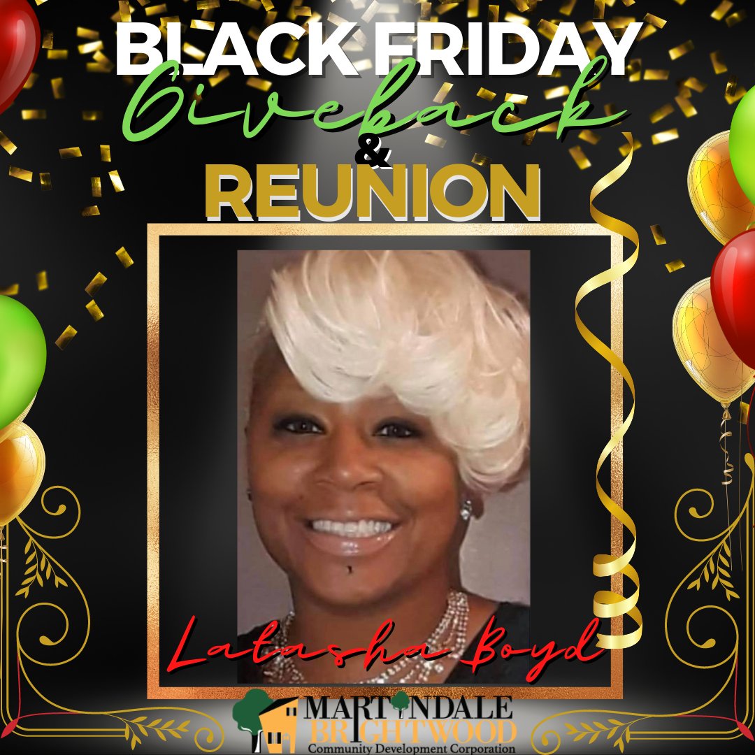 MBCDCIndy's tweet photo. Meet the emcees for our neighborhood reunion, happening this Black Friday, November 26! All Brightwood natives:

➡️Quincy Murphy, Owner of Shift Development Group

➡️Lastasha Boyd, Real Estate Broker at Stevenson Investments 

➡️James Wilson, Founder and CEO of Circle Up Indy https://t.co/0ANLjTE6u9
